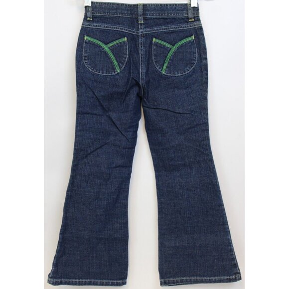 NEW 2006/05 Gymboree Prep Club Denim Jeans sz 7 Spring Turtle Bow Ribbon - Picture 3 of 6